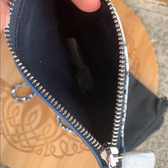 ZADIG & VOLTAIRE
Nano Rock Snake Embossed Leather Crossbody Bag In Blu - Picture 8 of 10